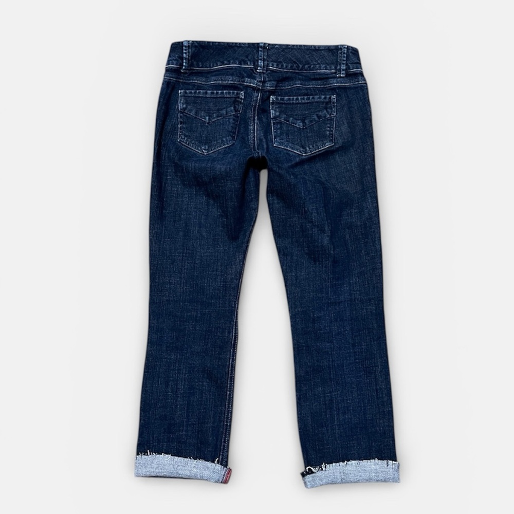 CAbi Dark Wash Lou Lou Slim Straight Jean Size 4 Style #201 - Picture 3 of 9
